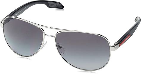 prada sport ps 53ps 1bc5w1 62|Prada Linea Rossa Grey Gradient Pilot Men's Sunglasses PS .